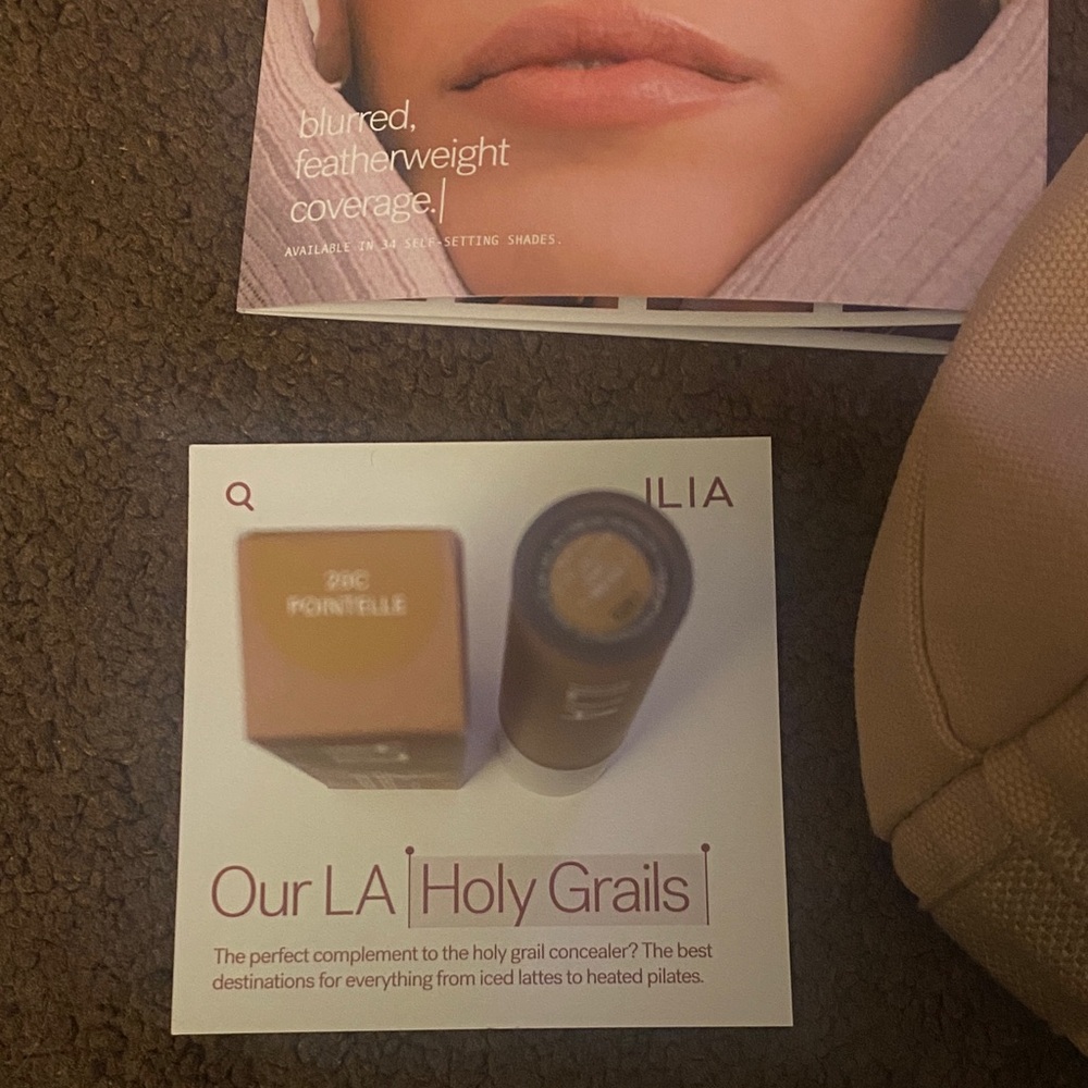 ILIA Neutral Mini Tote with Concealer & Sample Pouches - Beige - Picture 6 of 10